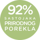 92% sastojaka prirodnog porekla