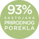 93% sastojaka prirodnog porekla