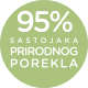 95% sastojaka prirodnog porekla